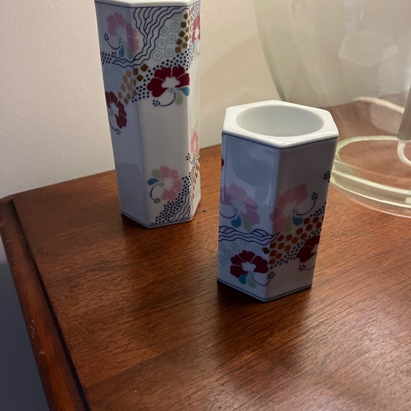 Bing & Grondahl 2 Candle pillars 1972 fine Danish Porcelain - Picture 10 of 10